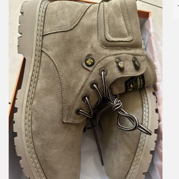 Decarsdz Men’s Classic Tactical Military Boot Men’s Tan Size 7.5 NEW Without Box - Picture 3 of 8